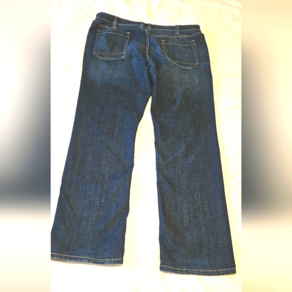 5.11 Tactical Jeans Mens Size 38x34 Dark Blue Denim Whiskers "Always Be Ready" - Picture 2 of 16